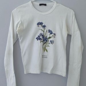 Brandy Melville Forget Me Not Long Sleeve